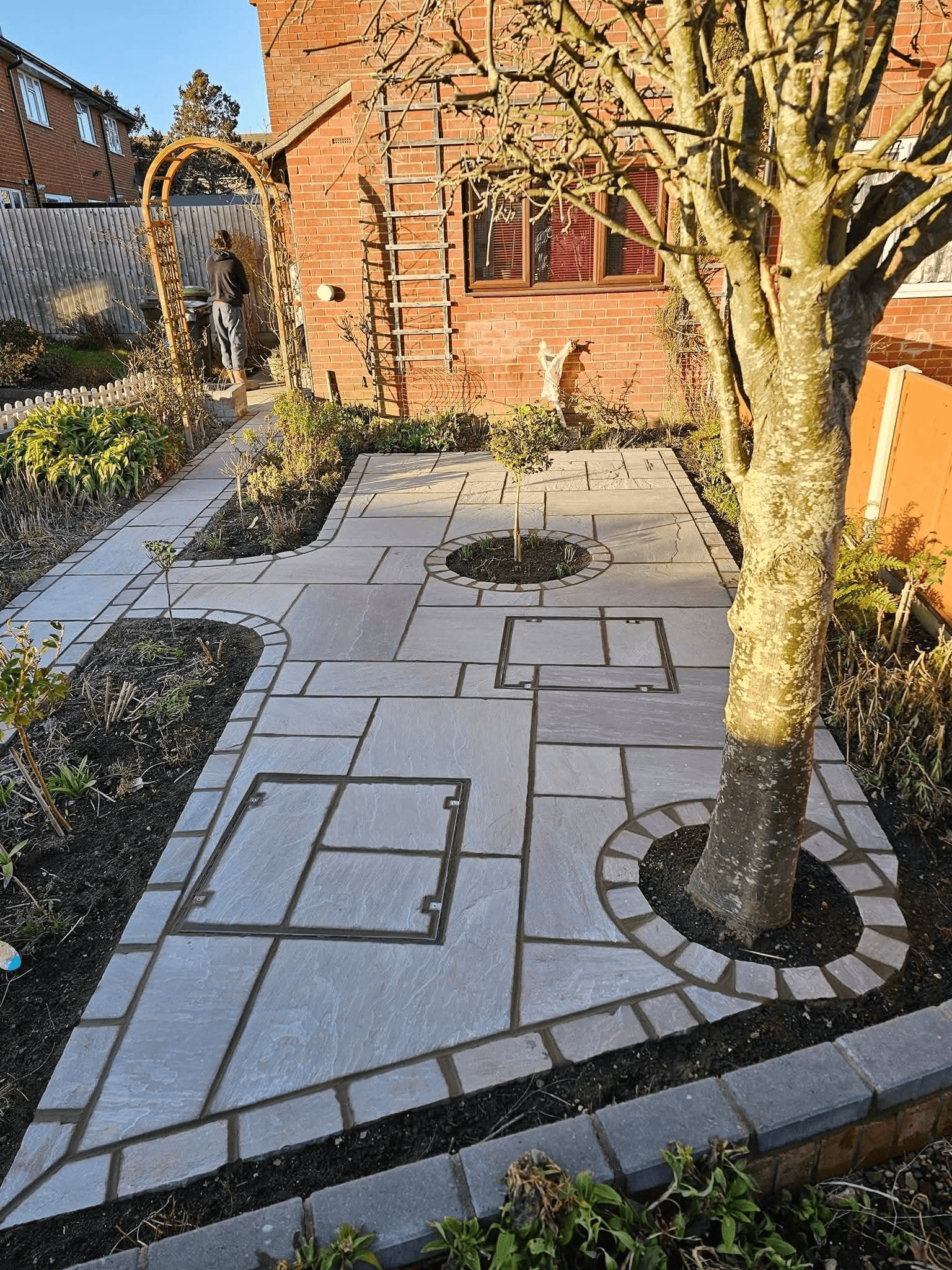 Completed garden project