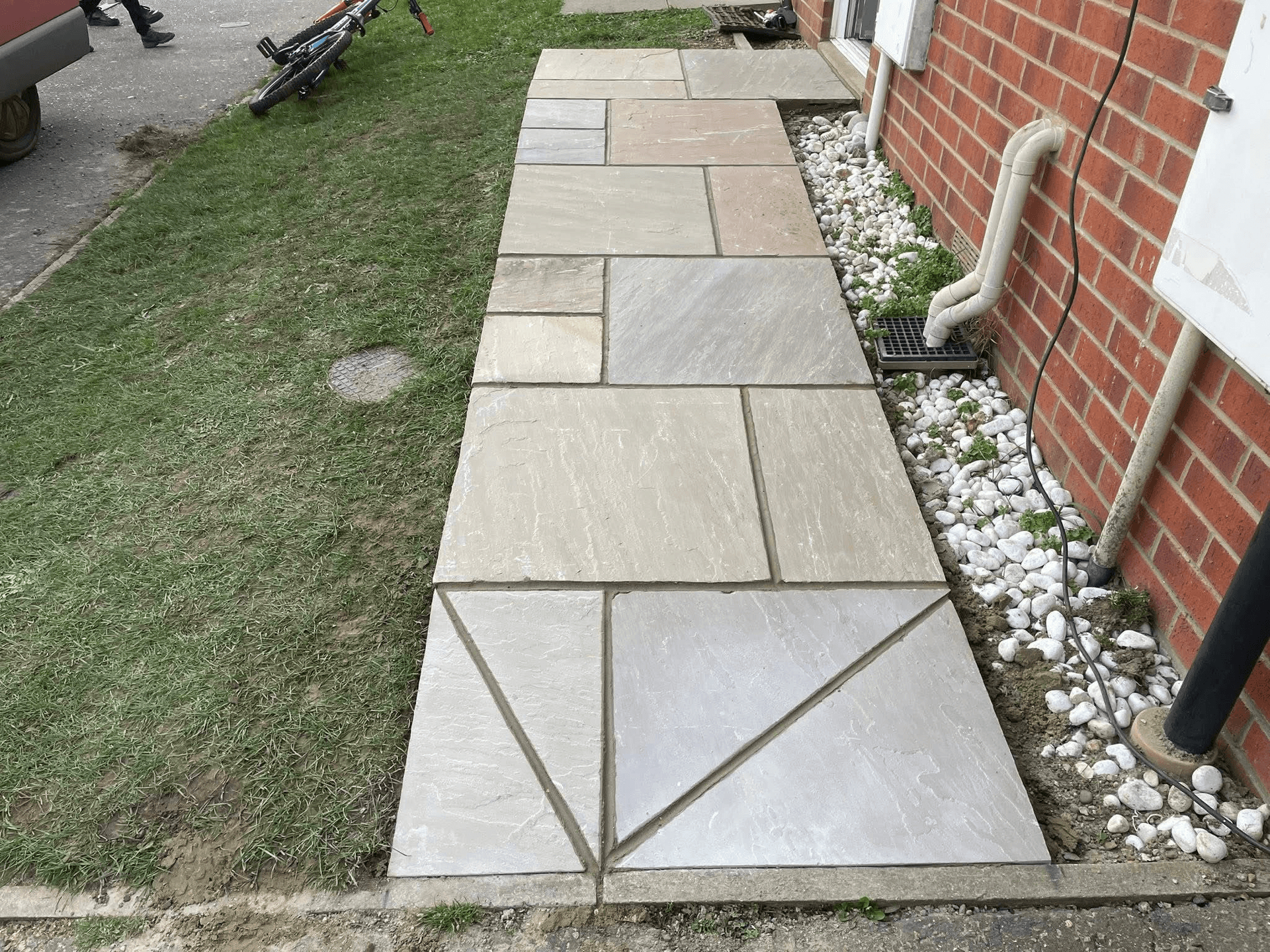 Outdoor landscaping work