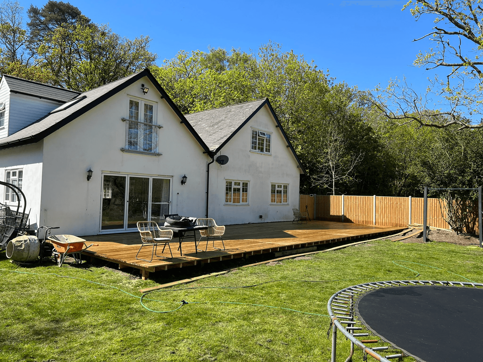 Decking and garden transformation